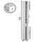 Basicwise 72-in. Tall, Narrow, Multi-Purpose Freestanding White Linen Tower QI004654.WT - alternate 2